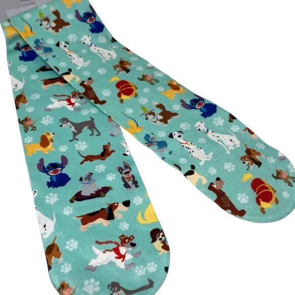 Disney Parks Socks Adult Dogs Characters Dalmatian Stitch Doug Dodger Size 5-9 - Picture 3 of 6
